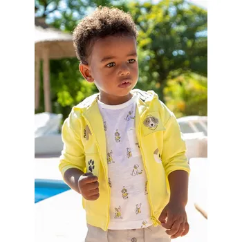 Tričko s krátkým rukávem MINI DOGS bílé BABY Mayoral velikost: 80 (12 měsíců)