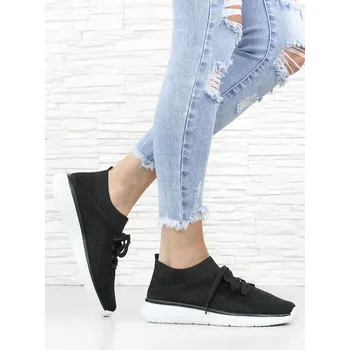 Dámské tenisky Super in Černé ponožkové tenisky 8079B Velikost: 41