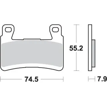 Brzdová destička SBS brzdové destičky KH296 / KH265 STREET PERFORMANCE (EXCEL) sintrované barva zlatá KAWASAKI ZX-6R 13 (SBS brzdové destičky KH296 / KH265 STREET PERFORMANCE (EXCEL) sintrované barva zlatá KAWASAKI ZX-6R 13)