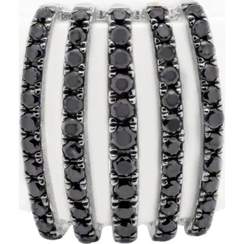 Prsten Keramický prsten s diamanty Jeell FM007GCBN