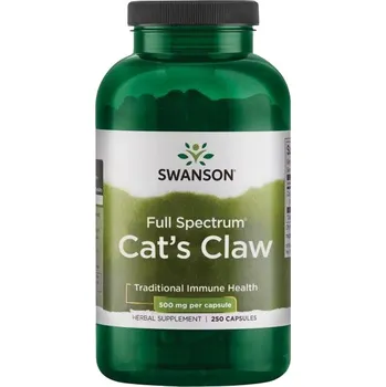 Přírodní produkt Swanson Cat's Claw, 500 mg, 250 kapslí