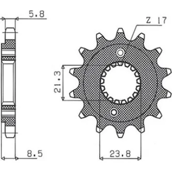 Řetězová sada pro motocykl GROSSKOPF řetězové kolo přední 2071 12 HONDA TRX 400 EX 99-04, XR 400 96-06, (JTF1322.12) (-3) (GROSSKOPF řetězové kolo přední 2071 12 HONDA TRX 400 EX 99-04, XR 400 96-06, (JTF1322.12) (-3))