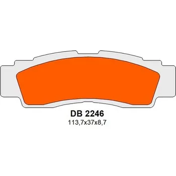 Brzdový systém DELTA BRAKING brzdové destičky KH676 přední YAMAHA YXF 1000R WOLVERINE 21-24, YXZ 1000R 16-24 (DELTA BRAKING brzdové destičky KH676 přední YAMAHA YXF 1000R WOLVERINE 21-24, YXZ 1000R 16-24)