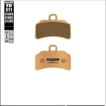 Brzdová destička GALFER brzdové destičky sintrované barva zlatá BETA EVO 125 / 250 / 300 17-23, GAS GAS TRIAL GP 125 / 250 / 280 / 300 19-, TXT 125 / 250 / 280 / 300 19-, SHERCO 300 ST 21-, MONTESA COTA 260 / 300 18- ( přední ) (GALFER brzdové destičky sintrované barva)