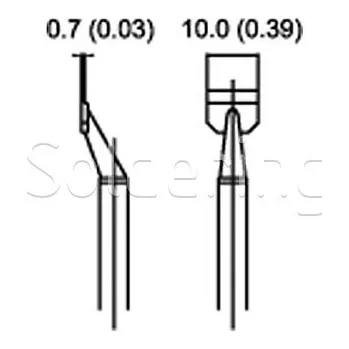 Pájecí hrot Odpájecí hroty T16-1007, SOP 10L - 102001842