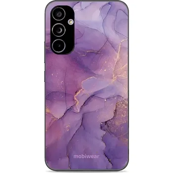 Pouzdro na mobilní telefon Lesklý kryt Mobiwear Glossy - Samsung Galaxy A34 5G - G050G - Fialový mramor (Prémiové lesklé pouzdro, obal, kryt Mobiwear Glossy na mobil Samsung Galaxy A34 5G - G050G - Fialový mramor, materiál Plast + TPU silikon - krytí po všech stranách, neošoupateln