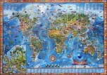 Svět: Dětská nástěnná mapa světa 140 x…