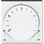 Termostat univerzální otočný 3292H-A10101 62 bílá/kouřová černá Levit ABB