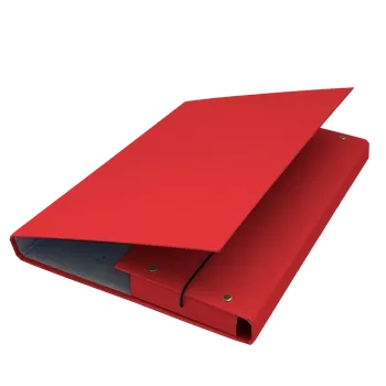 Archivační box Školní desky - červený (10 ks)