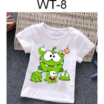 Dívčí tričko Čína Dětské triko s krátkým rukávem - Om Nom Varianta: WT-8, Velikost: XS/2 roky