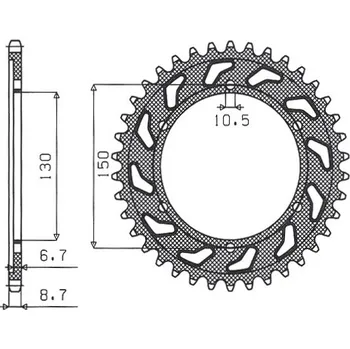 Řetězová sada pro motocykl SUNSTAR rozeta 860 39 YAMAHA XJR1300`02-03, FJ1200`91-96 (JTR859.39) (řetěz 530) (86039JT) (SUNSTAR rozeta 860 39 YAMAHA XJR1300`02-03, FJ1200`91-96 (JTR859.39) (řetěz 530) (86039JT))