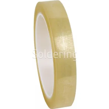 Výstražná páska ESD lepicí páska Wescorp, průhledná, celulózová, 18mmx65,8m, 242 - 101005977
