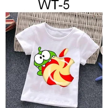 Dívčí tričko Čína Dětské triko s krátkým rukávem - Om Nom Varianta: WT-5, Velikost: 3XL/8 let