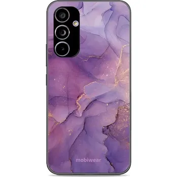 Pouzdro na mobilní telefon Lesklý kryt Mobiwear Glossy - Samsung Galaxy A54 5G - G050G - Fialový mramor (Prémiové lesklé pouzdro, obal, kryt Mobiwear Glossy na mobil Samsung Galaxy A54 5G - G050G - Fialový mramor, materiál Plast + TPU silikon - krytí po všech stranách, neošoupateln
