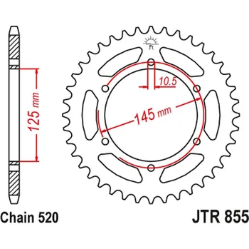 Řetězová sada pro motocykl JT rozeta 866 46 YAMAHA XTZ 750 89-98 (3LD) (86645JTZBK) (řetěz 520) barva černá (JT rozeta 866 46 YAMAHA XTZ 750 89-98 (3LD) (86645JTZBK) (řetěz 520) barva černá)