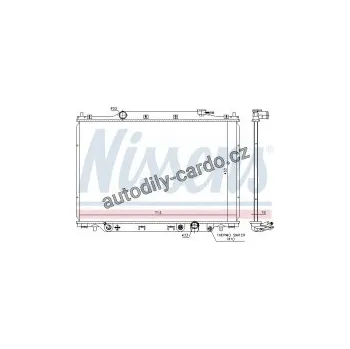 Chladič motoru Chladič motoru NISSENS 681382