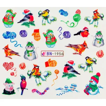 Lak na nehty BIO NAILS Vodolepka BN-1956 zvířátka a zima