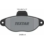 TEXTAR Sada brzdových destiček, kotoučová brzda 2143602