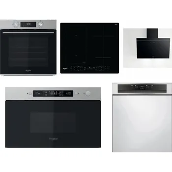 Set domácích spotřebičů WHIRLPOOL OMK58CU1SX + WHIRLPOOL WL B8160 NE + WHIRLPOOL AKR 62F LT K + WHIRLPOOL MBNA910X + WHIRLPOOL WBC 3C34 PF X