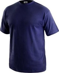 Canis - CXS Tričko DANIEL, krátký rukáv, tmavě modré, vel. 3XL - CN-1610-001-414-97