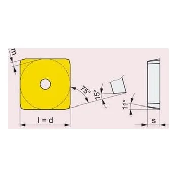 dílenský stroj SK břitová destička SPKN 1203EDER, 8040 /S/ PRAMET - PM-SPKN-1203EDER-8040