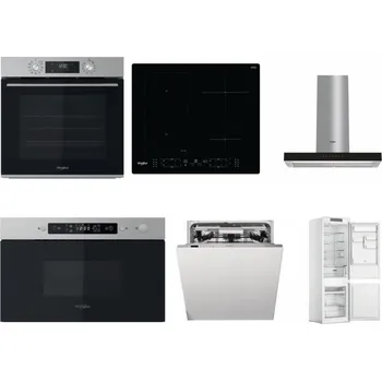 Set domácích spotřebičů WHIRLPOOL OMK58CU1SX + WHIRLPOOL WL B8160 NE + WHIRLPOOL WHBS 62F LT K + WHIRLPOOL MBNA910X + WHIRLPOOL WIO 3T133 PLE + WHIRLPOOL WHC18 T311