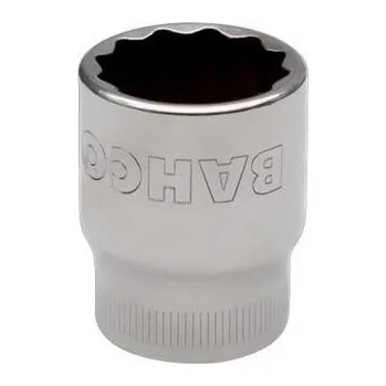 Gola hlavice Bahco Standardně dlouhé nástrčné klíče, 1/2" čtvercový nástavec. dvanáctihranný profil, metrické velikosti – 34 mm. Maloobchodní balení na plastové kartě - BA-SB7800DM-34