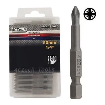 Bit 4CZech Bit 1/4" PZ 1 délka 50mm balení 50ks - 4CZ-8083-01-50
