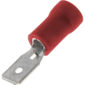 Elektrický konektor Konektor Faston 6,3 mm kolík (5ks) červený