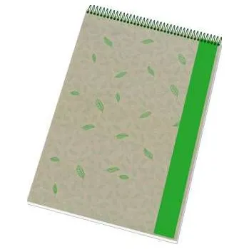 Kroužkový blok Ecology A4, čtverečkovaný - 50 listů