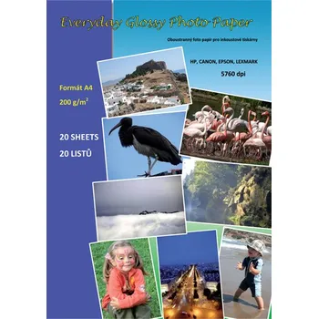 Fotopapír Ave Tech Fotopapír speciální Every day Glossy A4 200 g / 20 archů