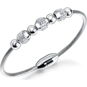 Náramek Dámský náramek z chirurgické oceli MARGOT stříbrná