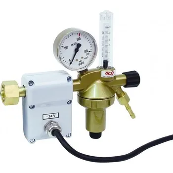 Příslušenství ke svářečce GCE redukční ventil RV CO2 830.54 GCE s předehřevem KU5 24/42V DIN