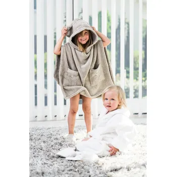 LUIN LIVING dětská poncho osuška, písková - LUI-PONDET-PIS