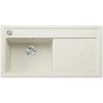 Granitový dřez Blanco ZENAR XL 6 S InFino Silgranit bílá soft dřez vlevo s excentrem - 527187 + ZÁRUKA 3 ROKY ZDARMA