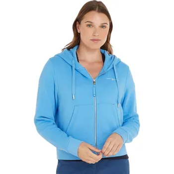 Dámská mikina TOMMY HILFIGER DÁMSKÁ MIKINA 1985 REG MINI CORP ZIP HOODIE BLUE WW0WW39189 C19 Velikost: M