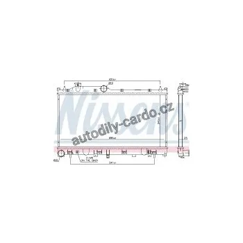 Chladič motoru Chladič motoru NISSENS 67745