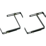 Nohel Garden Držák truhlíků BALCONE na balkón kov nastavitelný černý 2ks