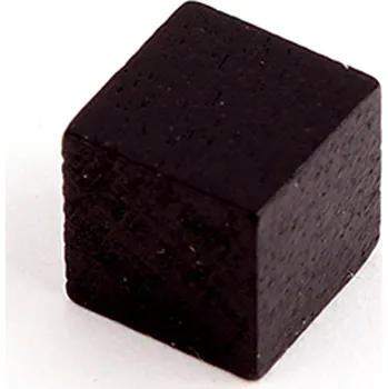 Příslušenství k deskovým hrám TLAMA games Dřevěné kostičky 10 mm - žetony (20 ks) Barva: Černá