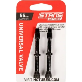 Ventilek STAN´S NOTUBES Universal Alu 55mm 2xks černá