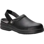 PORTWEST STEELITE SAFETY CLOG SB AE WRU FW82 / Bezpečnostní sandál SB AE WRU - černá 37