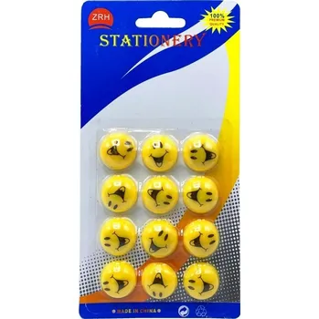 Dekorativní magnet Dekorační magnety - Smile - 12 ks - PK19-21
