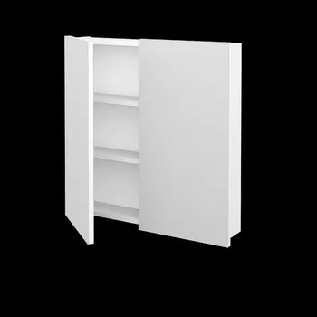 Koupelnový nábytek Dřevojas - Dvoudveřová galerka Q GA2 70 - N01 Bílá lesk 29022