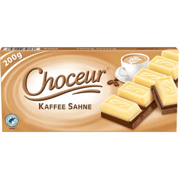 Cukrovinka Choceur Bílá čokoláda na prémiové kávové krémové čokoládě 200g