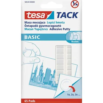 Kancelářské lepidlo Lepicí hmota BASIC TESA TACK, 65 čtverečků