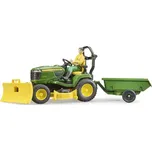 Bruder Zahradní traktor John Deere X949 se zahradníkem