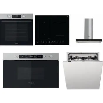Set domácích spotřebičů WHIRLPOOL OMK58CU1SX + WHIRLPOOL WL B8160 NE + WHIRLPOOL WHBS 62F LT K + WHIRLPOOL MBNA910X + WHIRLPOOL WIC 3C33 PFE