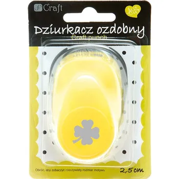 Děrovačka Dekorativní děrovačka 2,5 cm - čtyřlístek