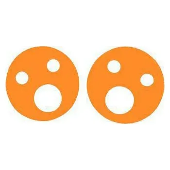 Hračka pro nejmenší Matuška Dena Nadlehčovací kroužky Baby 160 x 27 mm Oranžová