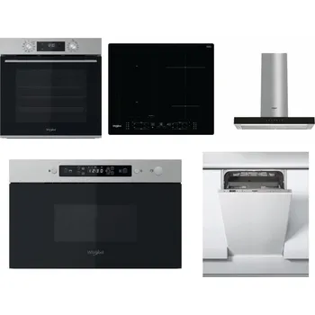 Set domácích spotřebičů WHIRLPOOL OMK58CU1SX + WHIRLPOOL WL B8160 NE + WHIRLPOOL WHBS 62F LT K + WHIRLPOOL MBNA910X + WHIRLPOOL WSIC 3M27 C